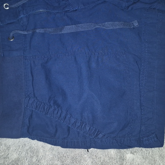 a.n.a Deep Blue Drawstring Shorts - Picture 8 of 8